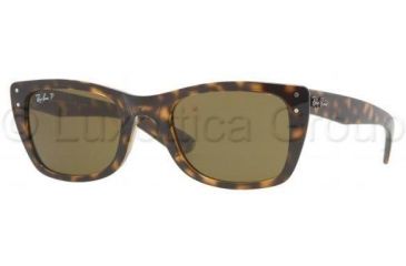 Image of Ray-Ban Caribbean Prescription Sunglasses RB4148 RB4148-710-57-5222 - Frame Color: Light Havana, Lens Diameter: 52 mm