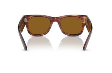 Image of Ray-Ban RB0840SF Mega Wayfarer Sunglasses, Striped Havana Frame, Brown Lens, Asian Fit, 52, RB0840SF-954-33-52