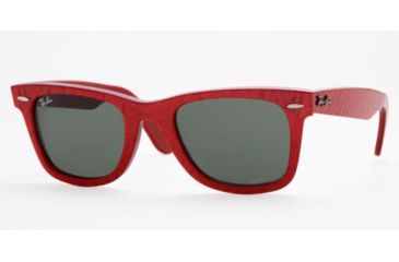 Image of Ray-Ban RB2140 SV Prescription Sunglasses Top Red On Red Frame / 50 mm Prescription Lenses, 992-5022