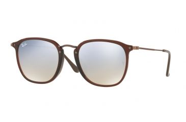 Image of Ray-Ban RB2448NF Progressive Prescription Sunglasses RB2448NF-12119U-53 - Lens Diameter 53 mm, Frame Color Trasparent Brown