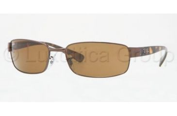 Image of Ray-Ban RB3364 SV Prescription Sunglasses Brown Frame / 62 mm Prescription Lenses, 014-6217