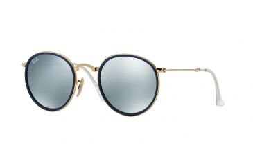 Image of Ray-Ban RB3517 Single Vision Prescription Sunglasses RB3517-001-30-51 - Lens Diameter 51 mm, Frame Color Gold