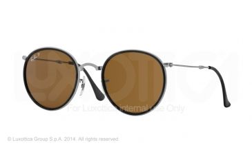 Image of Ray-Ban RB3517 Single Vision Prescription Sunglasses RB3517-019-N6-48 - Lens Diameter 48 mm, Frame Color Matte Silver