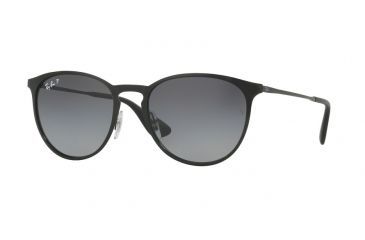 Image of Ray-Ban RB3539 Progressive Prescription Sunglasses RB3539-002-T3-54 - Lens Diameter 54 mm, Frame Color Shiny Black