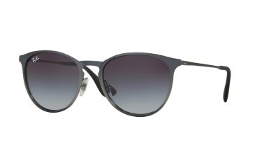 Image of Ray-Ban RB3539 Progressive Prescription Sunglasses RB3539-192-8G-54 - Lens Diameter 54 mm, Frame Color Shot Grey Metallic