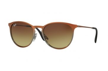Image of Ray-Ban RB3539 Progressive Prescription Sunglasses RB3539-193-13-54 - Lens Diameter 54 mm, Frame Color Shot Brown Metallic