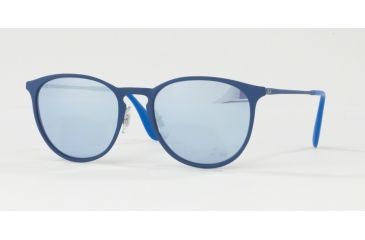 Image of Ray-Ban RB3539 Progressive Prescription Sunglasses RB3539-90221U-54 - Lens Diameter 54 mm, Frame Color Rubber Eletric Blue