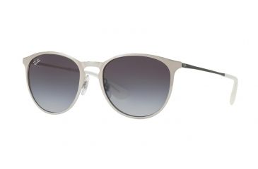 Image of Ray-Ban RB3539 Progressive Prescription Sunglasses RB3539-90788G-54 - Lens Diameter 54 mm, Frame Color Brusched Silver