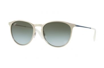 Image of Ray-Ban RB3539 Progressive Prescription Sunglasses RB3539-9080I7-54 - Lens Diameter 54 mm, Frame Color Brusched Silver