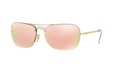 Image of Ray-Ban RB3541 Bifocal Prescription Sunglasses RB3541-001-2Y-61 - Lens Diameter 61 mm, Frame Color Gold