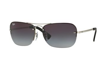 Image of Ray-Ban RB3541 Bifocal Prescription Sunglasses RB3541-003-8G-61 - Lens Diameter 61 mm, Frame Color Silver
