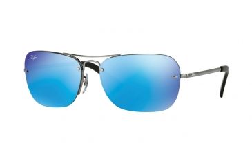 Image of Ray-Ban RB3541 Bifocal Prescription Sunglasses RB3541-004-55-61 - Lens Diameter 61 mm, Frame Color Gunmetal