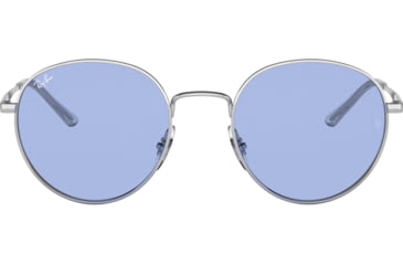 Image of Ray-Ban RB3681 Sunglasses, Blue Lenses, Silver, 50, RB3681-003-80-50