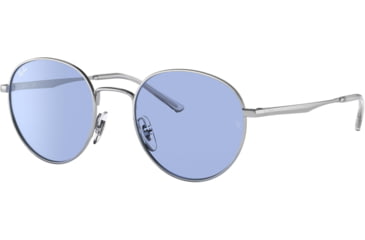 Image of Ray-Ban RB3681 Sunglasses, Blue Lenses, Silver, 50, RB3681-003-80-50
