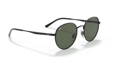 Image of Ray-Ban RB3681 Sunglasses, Dark Green Lenses, Black, 50, RB3681-002-71-50