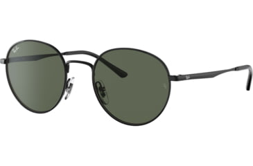 Image of Ray-Ban RB3681 Sunglasses, Dark Green Lenses, Black, 50, RB3681-002-71-50