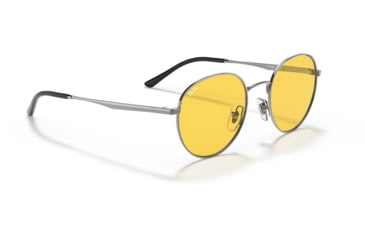 Image of Ray-Ban RB3681 Sunglasses, Evolve Photo Yellow to Green Lenses, Gunmetal, 50, RB3681-004-Q1-50