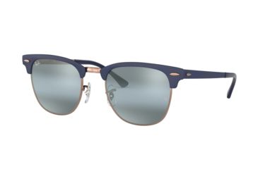 Image of Ray-Ban RB3716 Progressive Prescription Sunglasses, 51mm, Dark Blue, RB3716-9160AJ-51-PRO