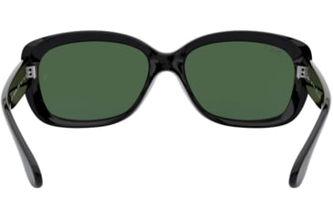 Image of Ray-Ban RB4101 Jackie Ohh Sunglasses - Women's, Black Frame, Crystal Green Polarized Lenses, 601-58-5817