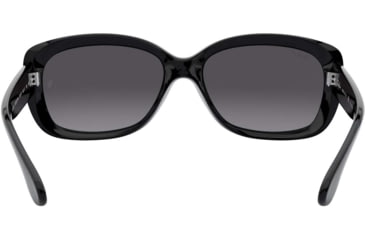 Image of Ray-Ban RB4101 Jackie Ohh Sunglasses - Women's, Shiny Black Frame, Grey Gradient Dark Grey Polar Lenses, 601/T3-58