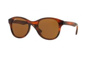 Image of Ray-Ban RB4203 Progressive Prescription Sunglasses RB4203-820-73-51 - Lens Diameter 51 mm, Frame Color Shiny Striped Havana