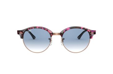 Image of Ray-Ban RB4246 Single Vision Prescription Sunglasses, 51mm, Spotted Grey/Violet, RB4246-12573F-51-SV