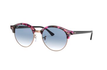 Image of Ray-Ban RB4246 Single Vision Prescription Sunglasses, 51mm, Spotted Grey/Violet, RB4246-12573F-51-SV