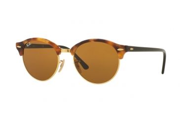 Image of Ray-Ban RB4246 Single Vision Prescription Sunglasses RB4246-1160-51 - Lens Diameter 51 mm, Frame Color Spotted Brown Havana