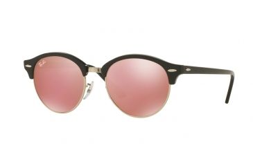 Image of Ray-Ban RB4246 Single Vision Prescription Sunglasses RB4246-1197Z2-51 - Lens Diameter 51 mm, Frame Color Top Wrinkled Black On Black