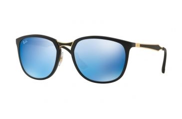 Image of Ray-Ban RB4299 Progressive Prescription Sunglasses, 56mm, Matte Black, RB4299-601S55-56-PRO