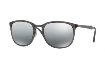 Image of Ray-Ban RB4299 Progressive Prescription Sunglasses, 56mm, Smokey Black, RB4299-606-88-56-PRO