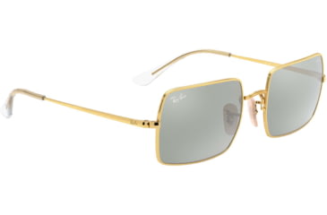 Image of Ray-Ban Rectangle 1969 Sunglasses 001/W3-54 - , Photo grey mirror grey Lenses