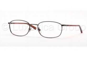 Image of Ray-Ban RX 6127 Eyeglasses Styles - Brown Frame w/Non-Rx 52 mm Diameter Lenses, 2511-5219