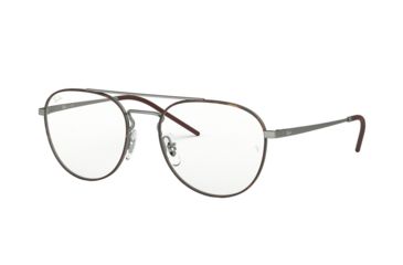 Image of Ray-Ban RX6414 Eyeglass Frames 3043-55 - Top Havana On Rubber Gunmetal