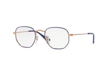 Image of Ray-Ban RY9541V Eyeglass Frames 4063-44 - Copper On Blue Frame