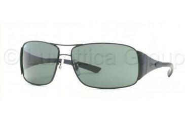 Image of Ray-Ban RB3320 Sunglasses with No-Line Progressive Rx Prescription Lenses RB3320-006-71-6414 - Lens Diameter: 64 mm, Frame Color: Matte Black