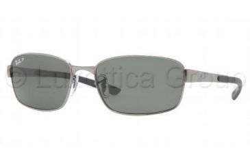 Image of Ray-Ban RB3413 Sunglasses with No-Line Progressive Rx Prescription Lenses RB3413-004-58-5618 - Lens Diameter: 56 mm, Frame Color: Gunmetal