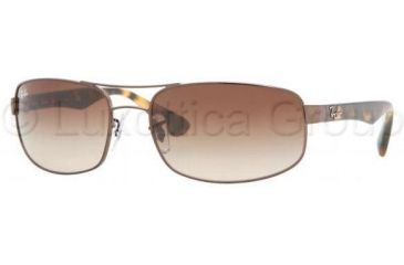 Image of Ray-Ban Bifocal Sunglasses RB3445 with Lined Bi-Focal Rx Prescription Lenses RB3445-014-51-6117 - Lens Diameter: 61 mm, Frame Color: Brown