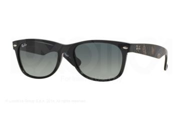 Image of Ray-Ban New Wayfarer Prescription Sunglasses RB2132 RB2132-617771-55 - Lens Diameter 55 mm, Frame Color Black