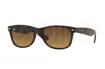 Image of Ray-Ban New Wayfarer Prescription Sunglasses RB2132 RB2132-617885-55 - Lens Diameter 55 mm, Frame Color Brown