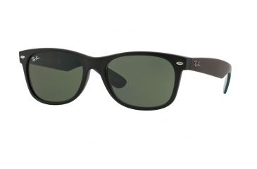 Image of Ray-Ban New Wayfarer Prescription Sunglasses RB2132 RB2132-6182-52 - Lens Diameter 52 mm, Frame Color Matte Black