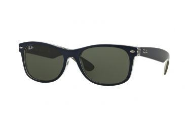 Image of Ray-Ban New Wayfarer Prescription Sunglasses RB2132 RB2132-6188-52 - Lens Diameter 52 mm, Frame Color Mt Blue/military Green