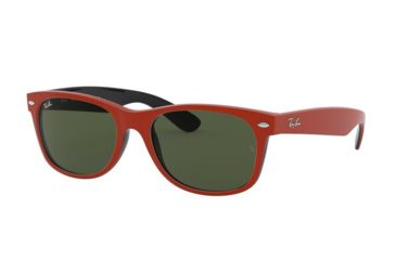 Image of Ray-Ban New Wayfarer Prescription Sunglasses RB2132 RB2132-646631-52 - Lens Diameter 52 mm