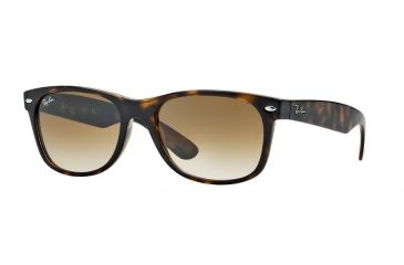 Image of Ray-Ban New Wayfarer Prescription Sunglasses RB2132 RB2132-710-51-58 - Lens Diameter 58 mm, Frame Color Light Havana