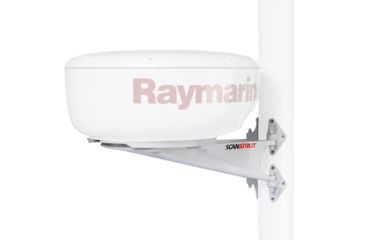 Image of Raymarine Mast Mount Bracket for 18in Radome Scanner, Black, M92722