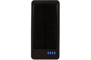 Image of Rayvolution Solar Battery Charger w/ iPhone 5 Adapter Tip, Black 1663