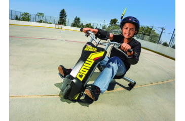 Image of Razor PowerRider 360 Electric 3-Wheeler, Black/Yellow, 20136491