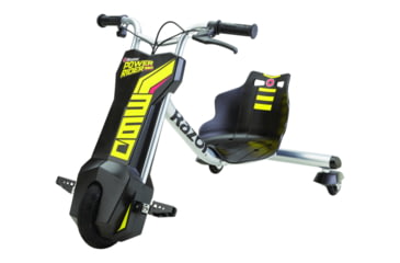 Image of Razor PowerRider 360 Electric 3-Wheeler, Black/Yellow, 20136491