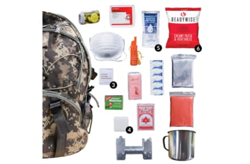 Image of ReadyWise 64 Piece Survival Back Pack, Camo, RW01-622GSG
