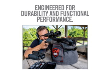 Image of Real Avid Ratchet Rest Adjustable Height Shooting Bag, Rear, Black, Small, AVRSBS